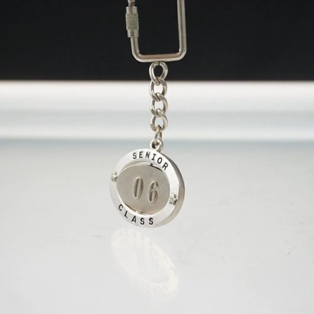 Senior Class 06 Key Fob Key Chain Keyring Swivel Silver Tone